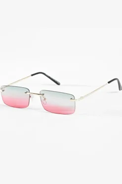 Lunettes rectangulaires sans monture