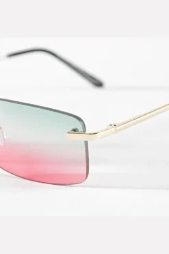Lunettes rectangulaires sans monture