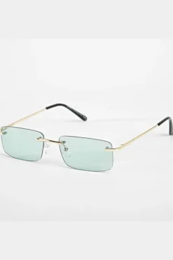 Lunettes rectangulaires sans monture