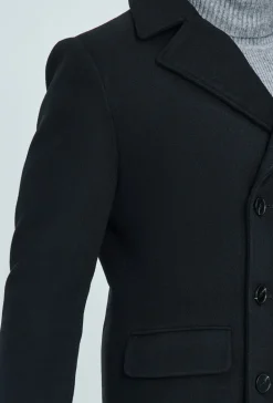 Manteau classique à boutonnage croisé