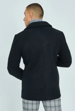 Manteau classique à boutonnage croisé