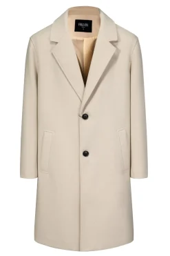 Manteau classique droit long