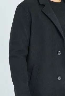Manteau classique droit long