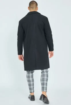 Manteau classique droit long
