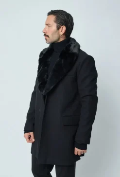Manteau couleur uni