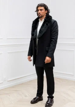 Manteau couleur uni