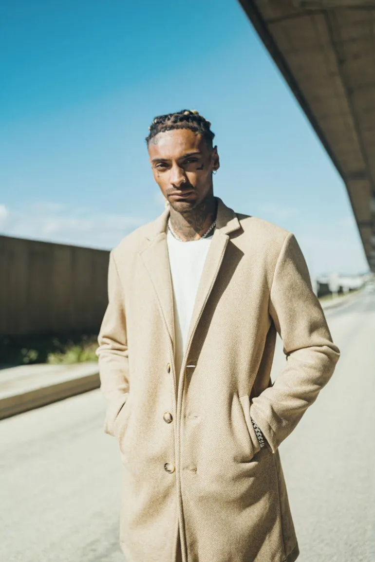Manteau droit habillé