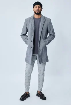 Manteau droit habillé