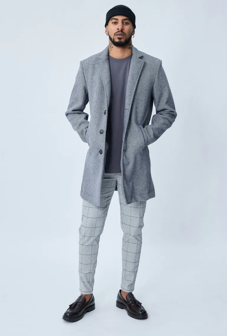 Manteau droit habillé