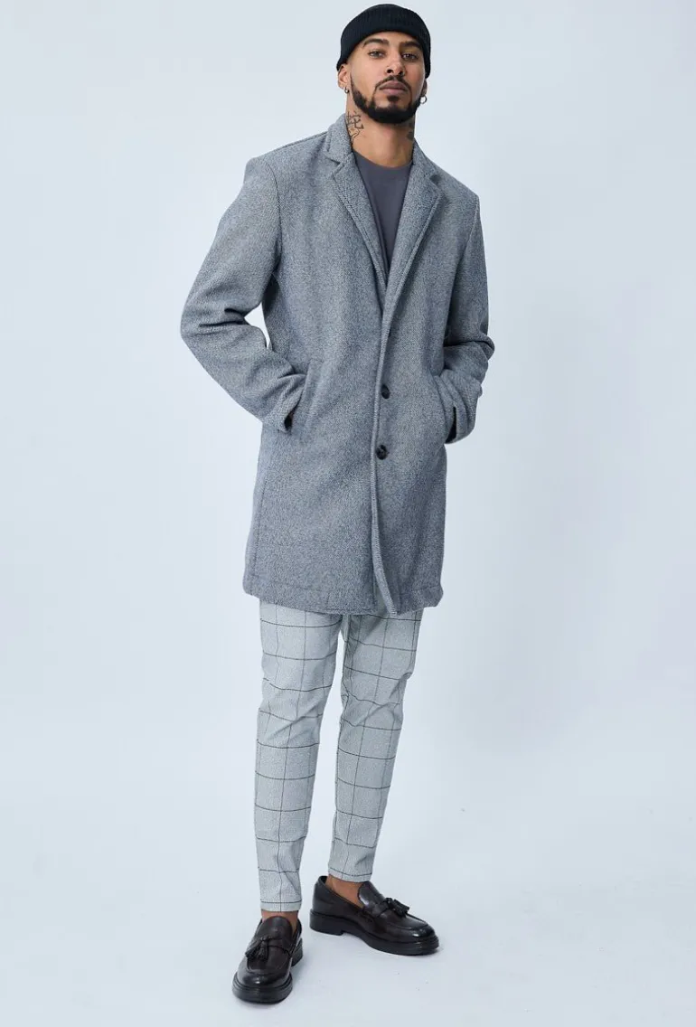 Manteau droit habillé