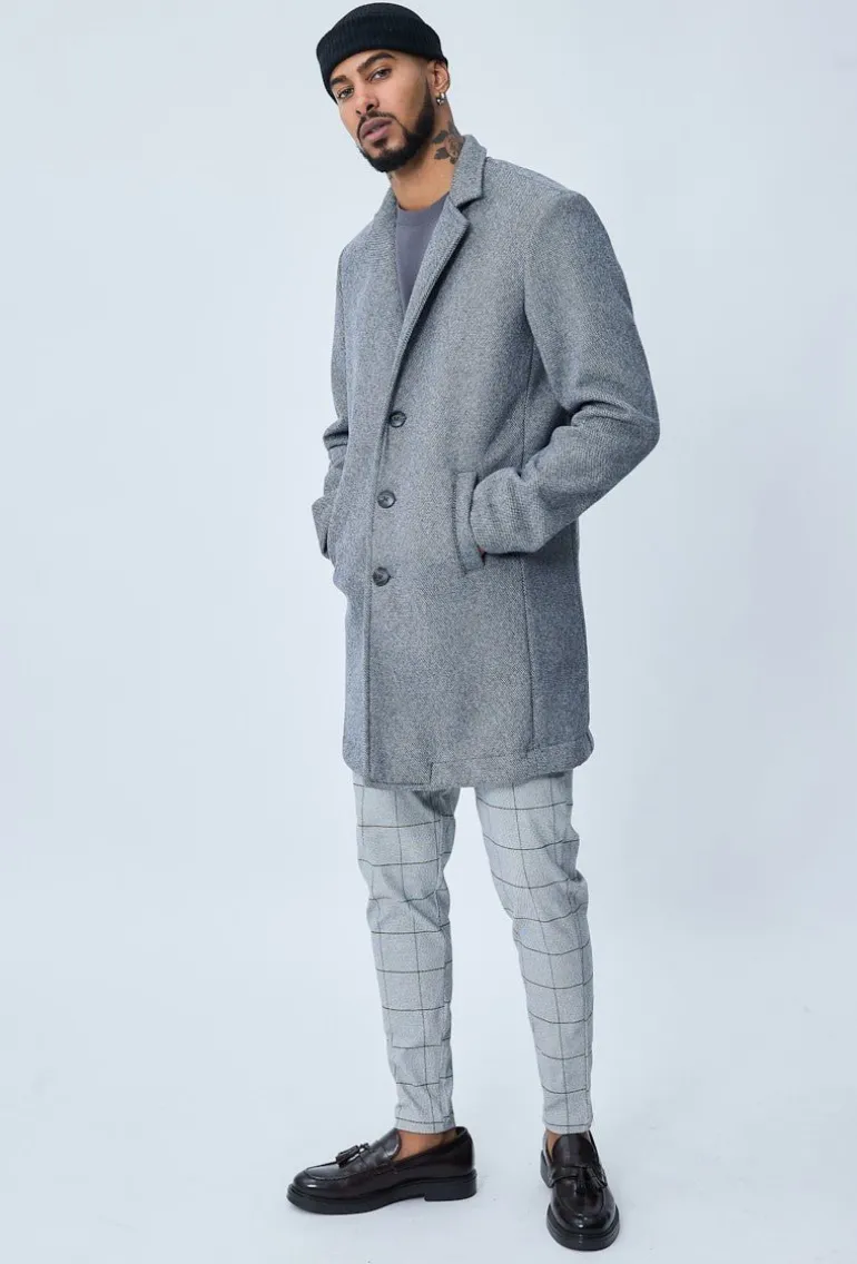 Manteau droit habillé