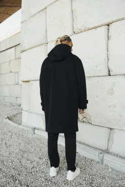 Manteau dufflecoat à capuche