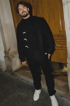 Manteau dufflecoat à capuche