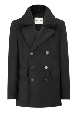 Manteau long boutonné