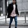 Manteau long élégant