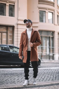 Manteau long élégant