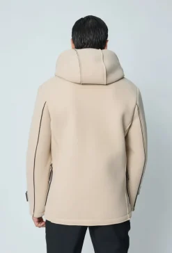 Manteau uni classique à capuche