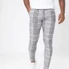 Pantalon à carreaux