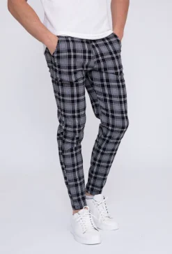 Pantalon à carreaux
