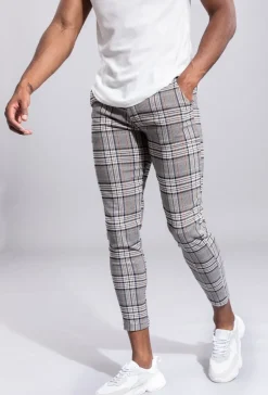 Pantalon à carreaux