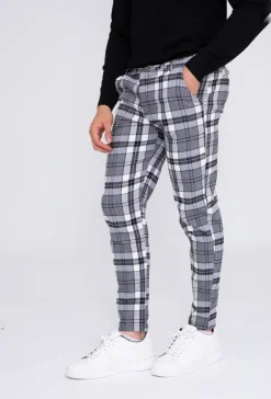 Pantalon à carreaux