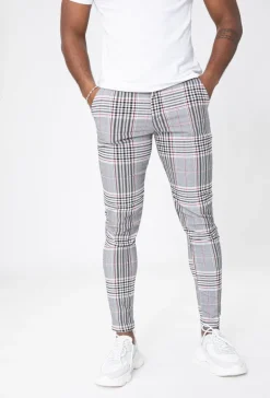 Pantalon à carreaux