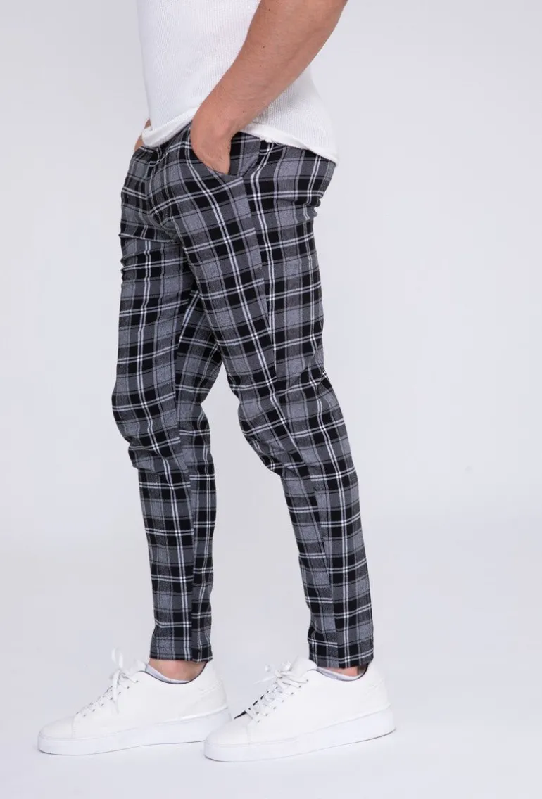 Pantalon à carreaux