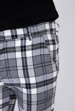 Pantalon à carreaux