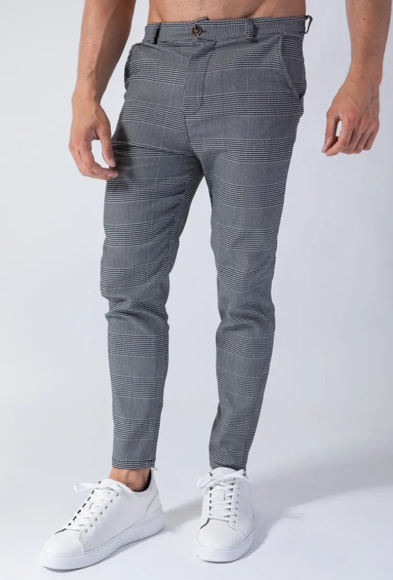 Pantalon à carreaux
