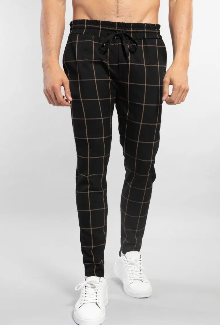 Pantalon à carreaux