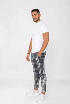 Pantalon à carreaux