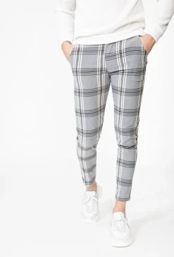 Pantalon à carreaux