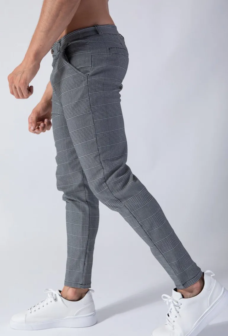 Pantalon à carreaux