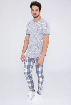 Pantalon à carreaux