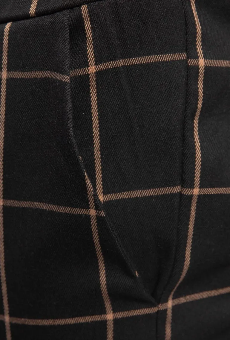 Pantalon à carreaux