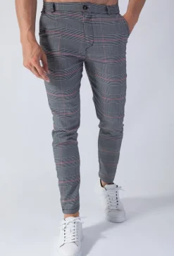 Pantalon à carreaux
