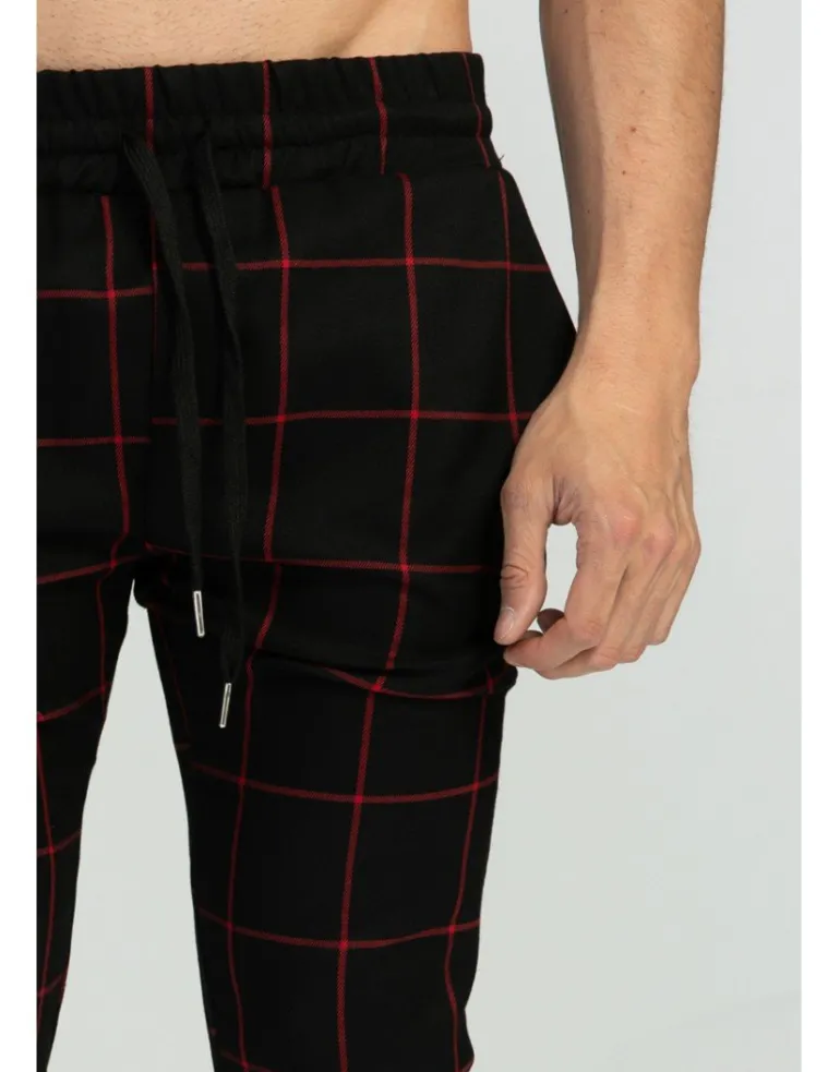 Pantalon à carreaux