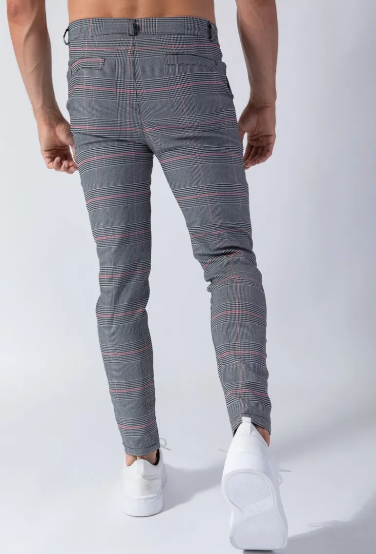 Pantalon à carreaux