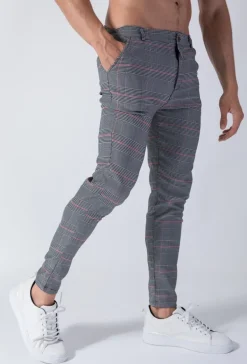Pantalon à carreaux