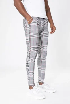 Pantalon à carreaux