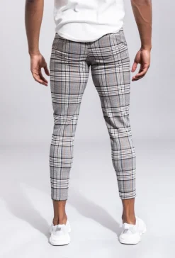 Pantalon à carreaux