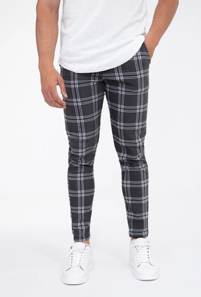 Pantalon à carreaux