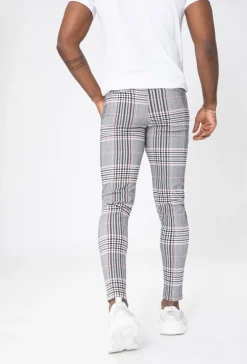 Pantalon à carreaux