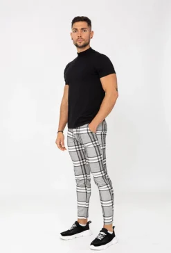 Pantalon à carreaux