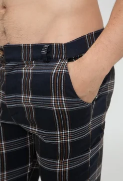 Pantalon à carreaux