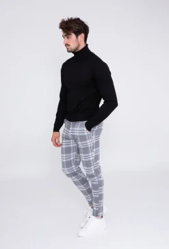 Pantalon à carreaux