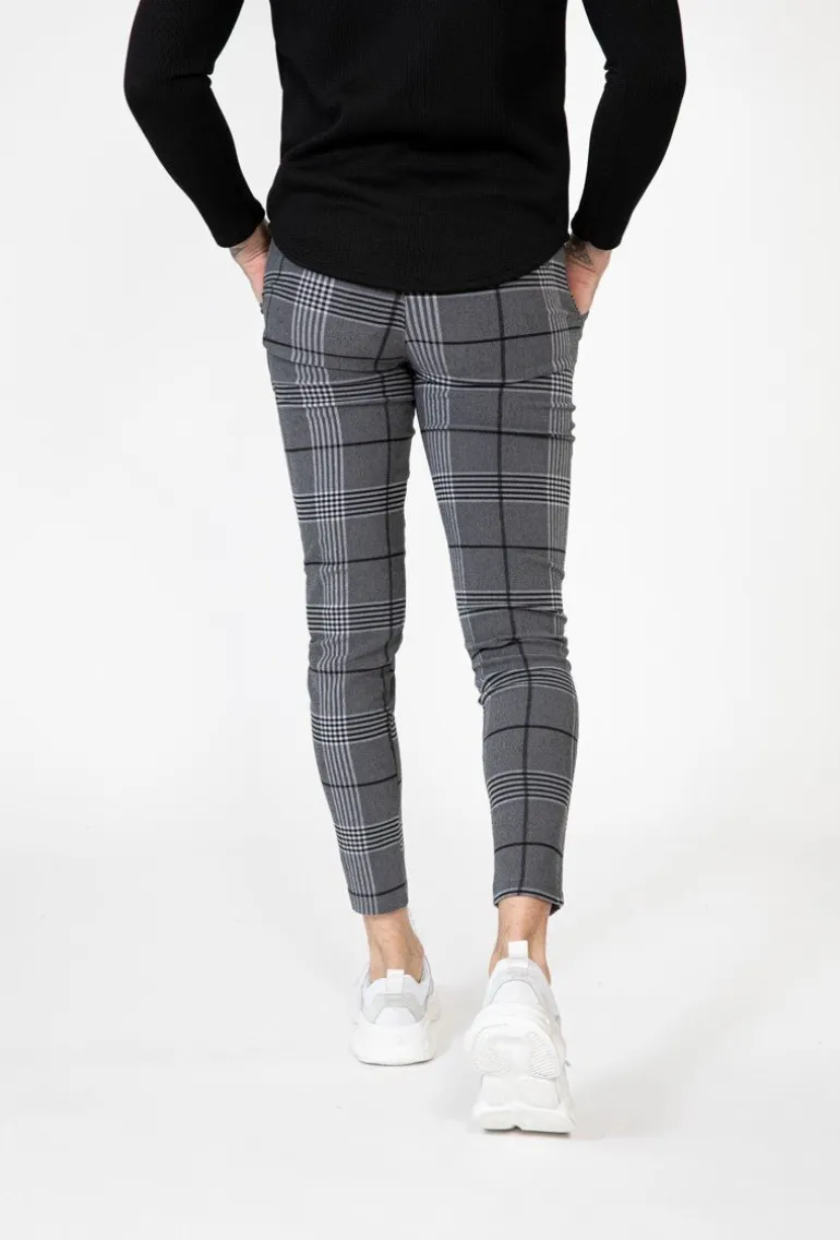 Pantalon à carreaux
