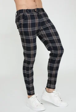 Pantalon à carreaux
