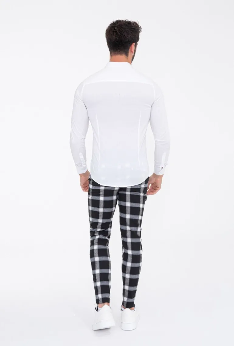 Pantalon à carreaux