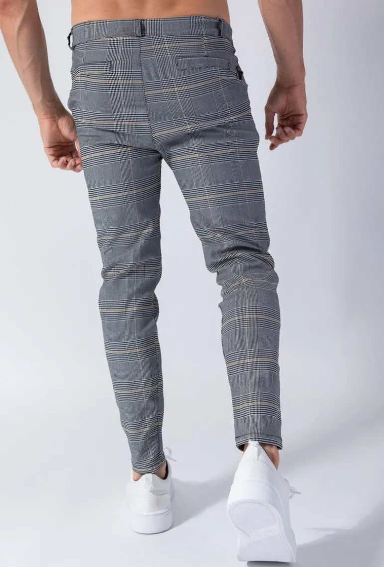 Pantalon à carreaux